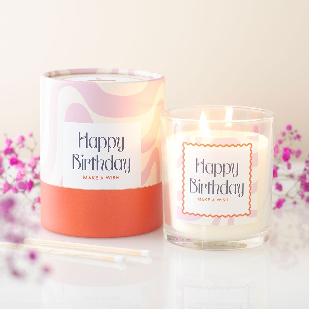 Something Different - Happy Birthday Vanilla Cake Bougie Parfumée - Multicolore